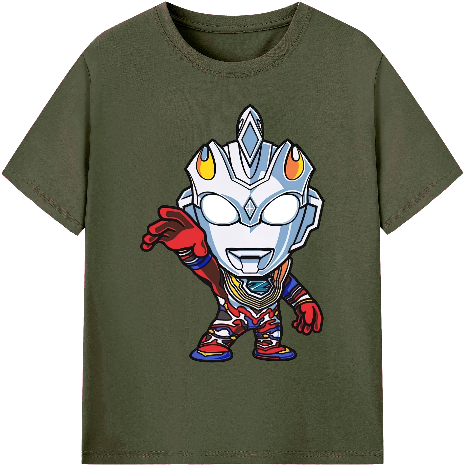 （画像用） ウルトラマン Ultraman 綿100％ メンズ半袖Tシャツ｜肌触りやわらか＆通気性